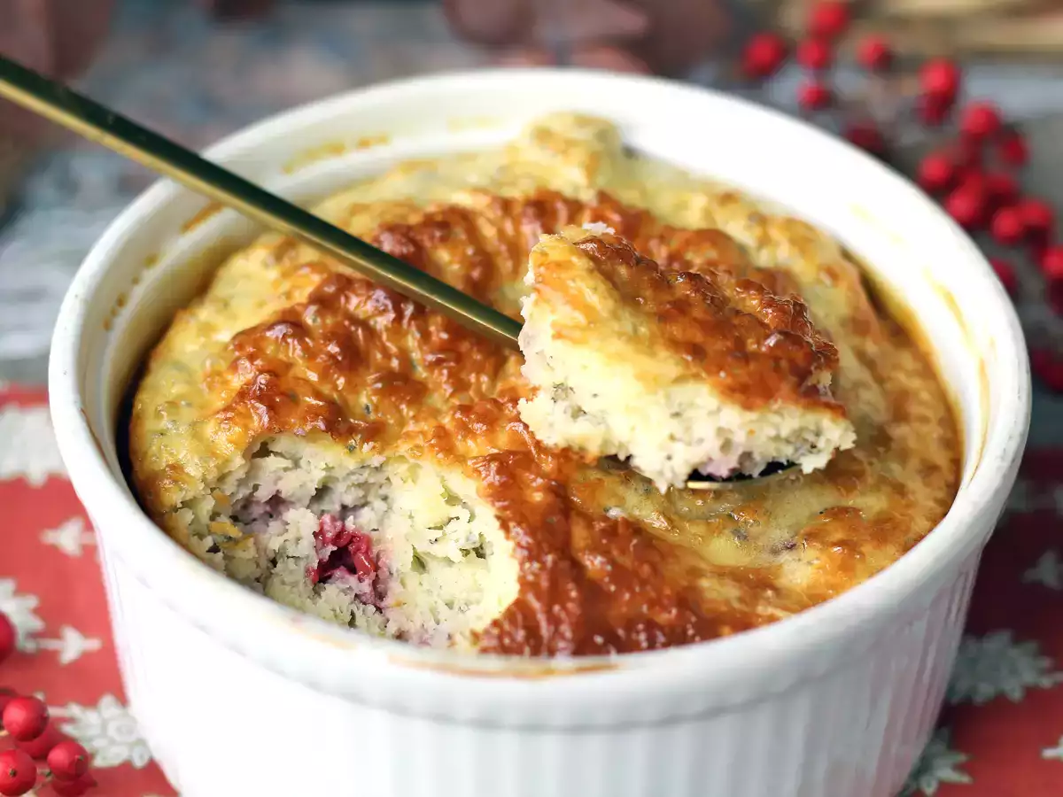 Rezept Super einfacher protein-cake mit roten früchten