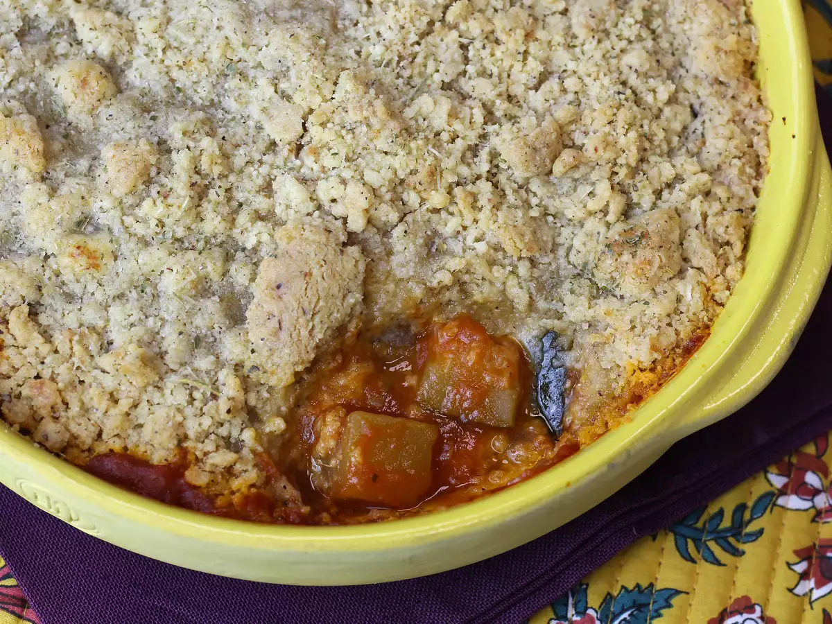 Rezept Ratatouille-crumble, ein schnelles und einfaches gericht, das sie lieben werden!