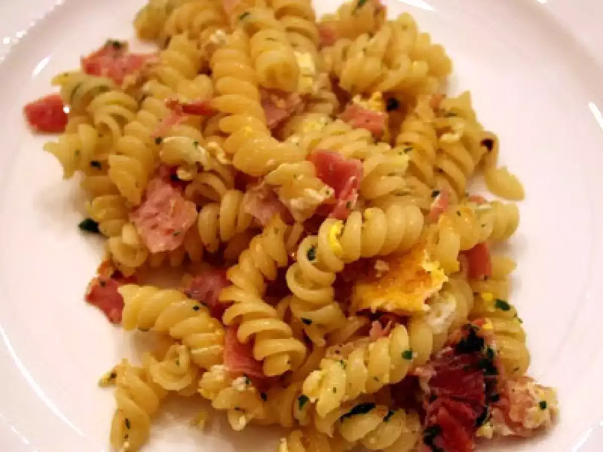 Rezept Schinkennudeln