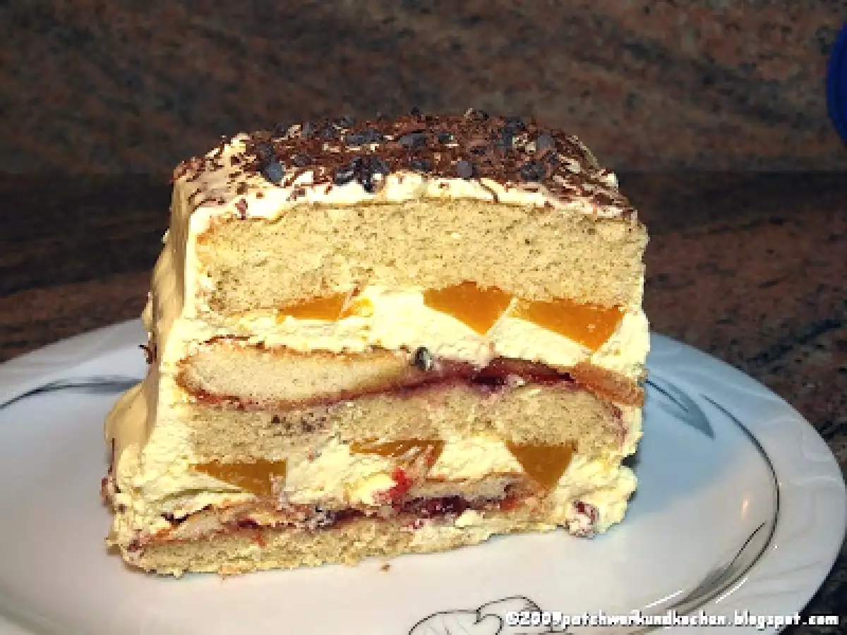 Rezept Pfirsich-vanilleschnitten