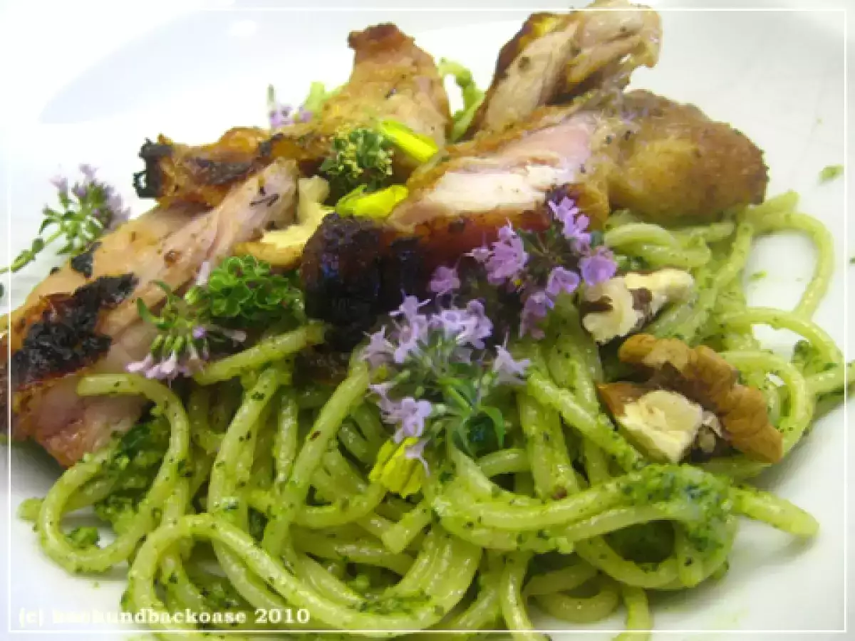 Rezept Rucolawalnusspesto