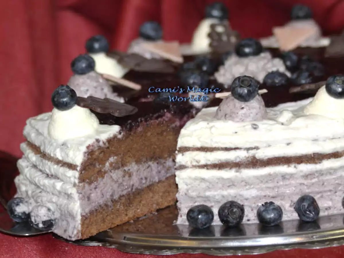 Rezept Blaubeertorte