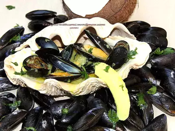 Rezept Muscheln in kokossauce