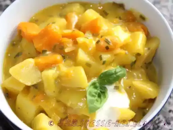 Rezept Kartoffel-kürbis-pfanne