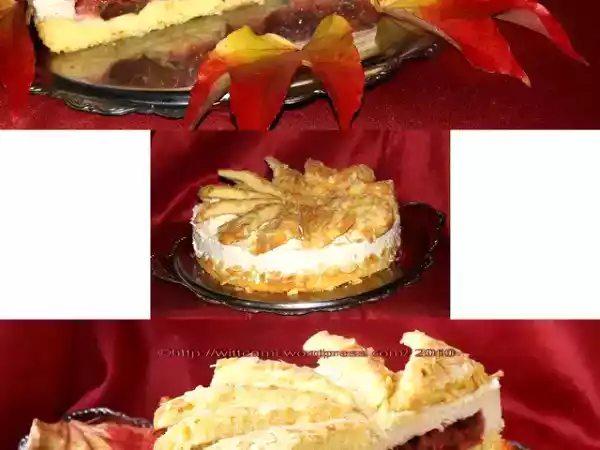 Rezept Zwetschgen-käse-fächertorte