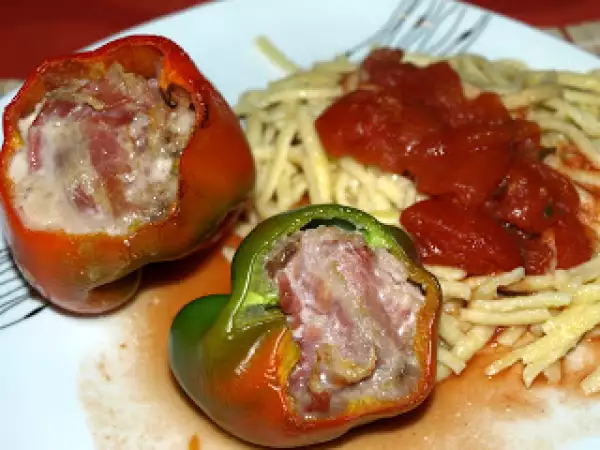 Rezept Ruckzuck: gefüllte paprikaschoten