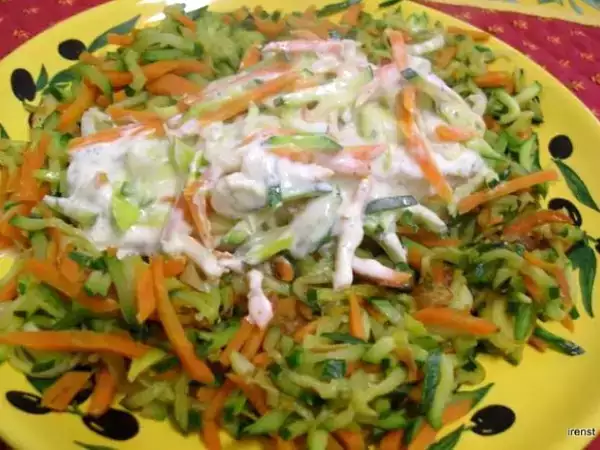 Rezept Julienne auf lachsbett