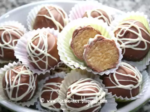 Rezept Eierlikör cakeballs / pralinen