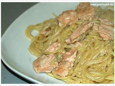 Rezept Spaghetti al salmone