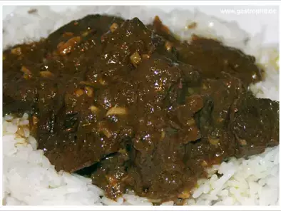 Rezept Sauer-scharfes straußen-curry