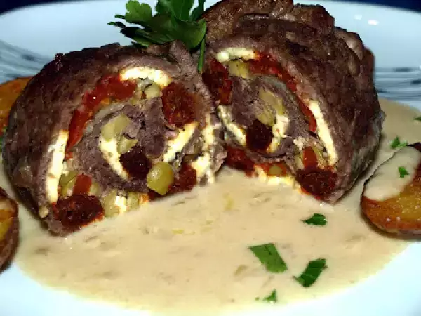 Rezept Rouladen mit mediterraner füllung