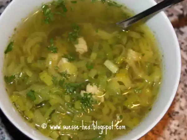 Rezept Schnelles lauchsüppchen