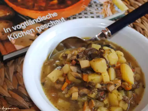 Rezept Schwammespalken - vogtländischer pilztopf