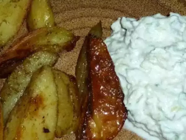 Rezept Ofenkartoffeln mit zaziki