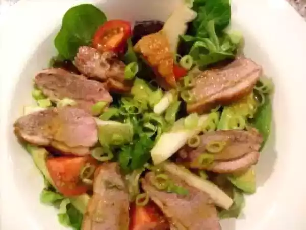 Rezept Salat mit entenbrust