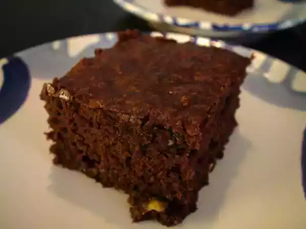 Rezept Vegane schoko-bananen-brownies