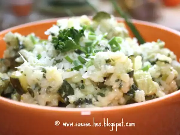 Rezept Grünes risotto