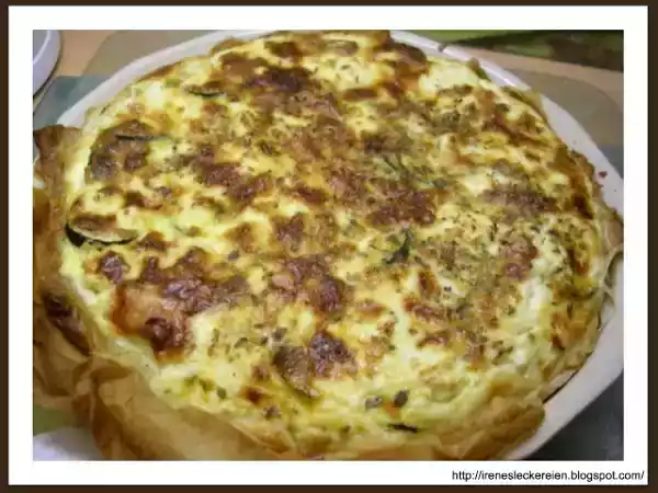 Rezept Zucchini-feta-tarte