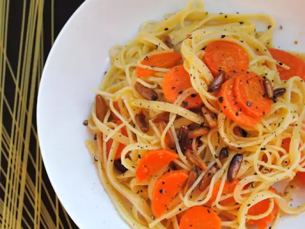 Rezept *14* - pasta mit karotten und ingwer - pasta alle carote e zenzero