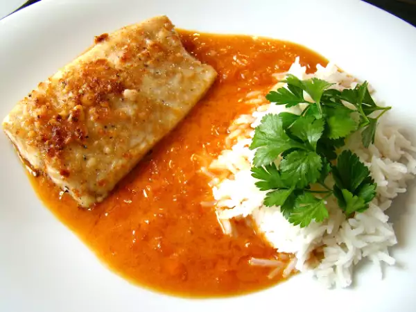 Rezept Papayasauce zu fisch mit macadamia-pfeffer-kruste