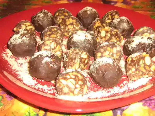 Rezept Chocolate peanut balls