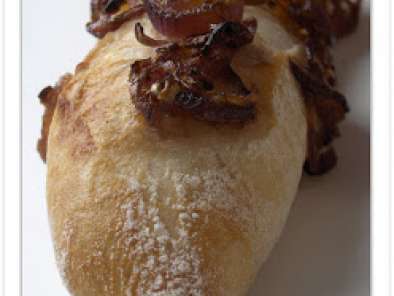Rezept 6th world bread day: onion-baguette / zwiebel-baguette