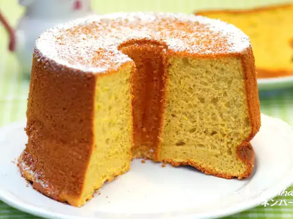 Rezept Pumpkin chiffon cake / kabocha no shifonkēki