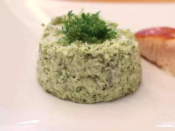 Rezept Lachs mit brokkolipüree