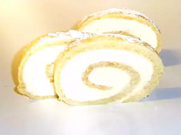 Rezept Mandelcreme-roulade ohne ei