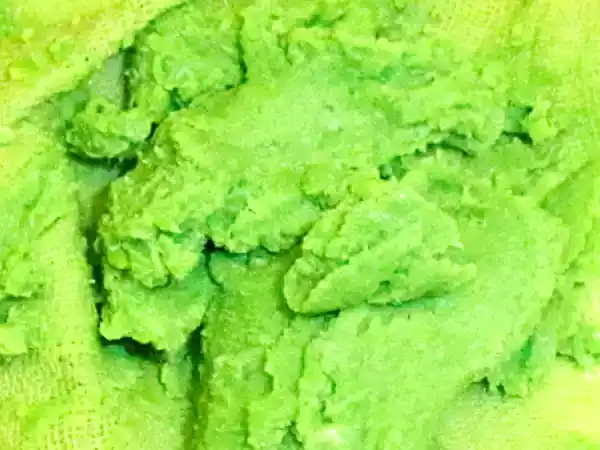 Rezept Farben aus der eigenen küche: erbsengrün