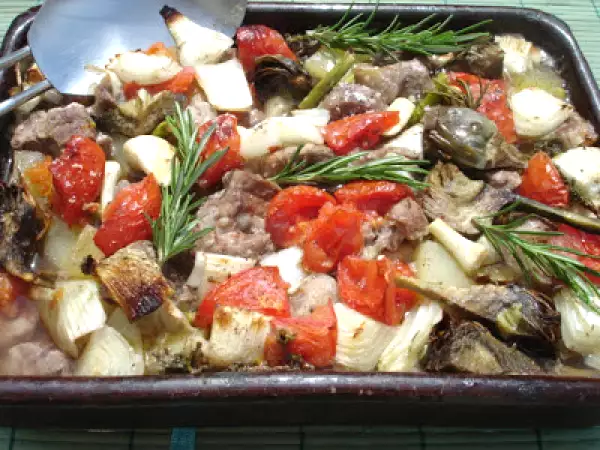 Rezept Mediterrane lammpfanne aus dem ofen