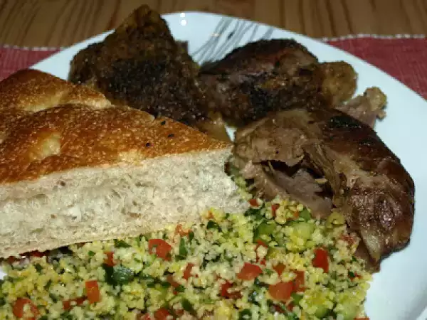 Rezept Lammschulter auf marokkanische art mit tabouleh und fladenbrot