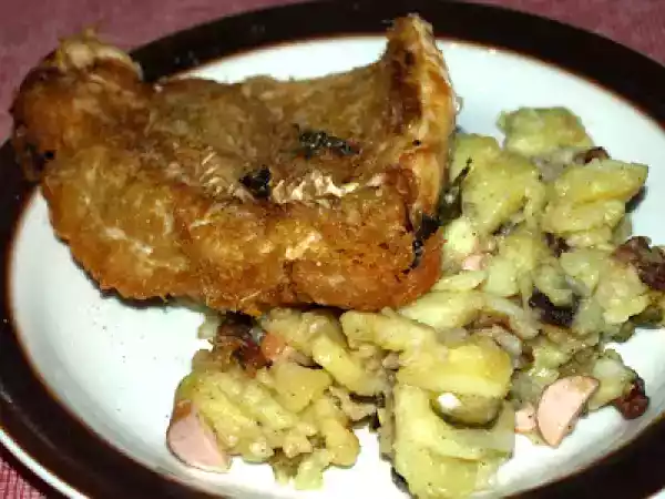 Rezept Gebackener karpfen mit kartoffelsalat - das einfachste fischrezept der welt