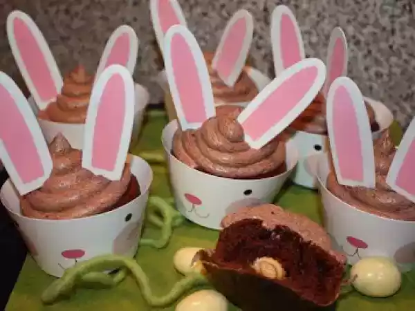 Rezept Oster-schoko-muffins mit schokomandeln