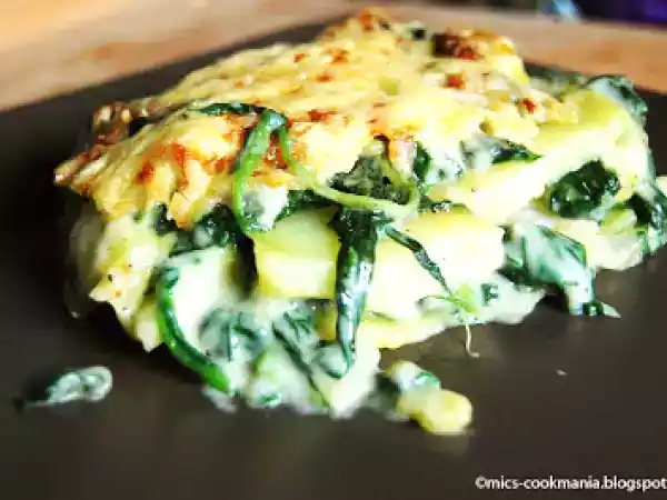 Rezept Kartoffel-spinat-lasagne