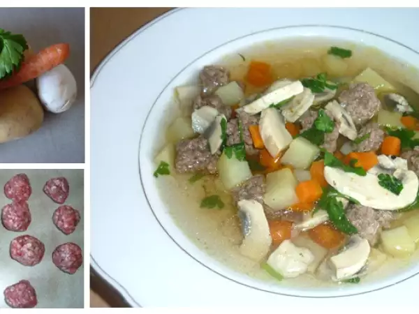 Rezept Leichtes süppchen mit champignons