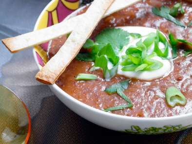 Rezept Der böse kleine november und – hot! – die rote bohnensuppe mexican style