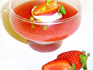 Rezept Erdbeer kuzu mochi dessert