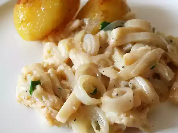 Rezept Kalbskutteln in weißwein-sahne-sauce