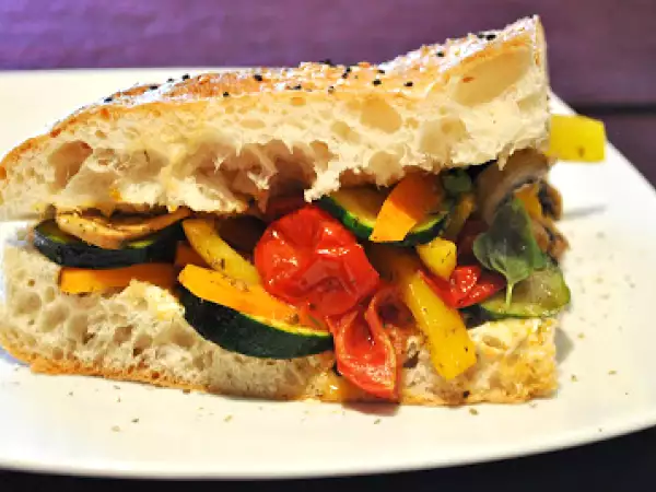 Rezept Pfannengemüse im fladenbrot