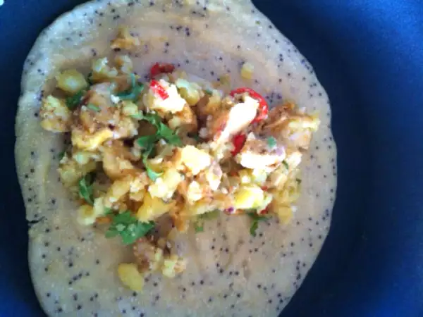 Rezept The jewel in the crown oder: british masala dosa with chicken tikka