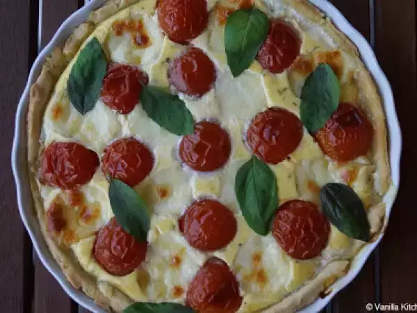 Rezept Karierte quiche caprese