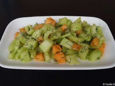 Rezept Durch einen netten zufall entdeckt: melonen-gurken-salat