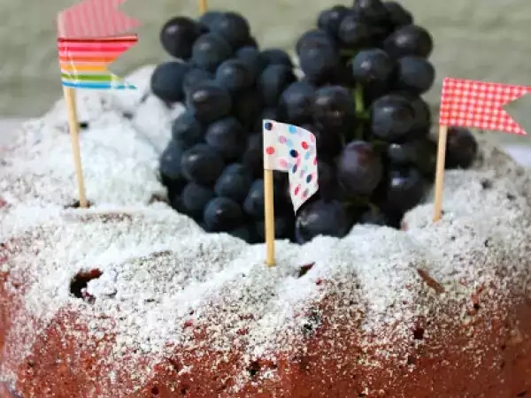 Rezept Weintrauben-schokoladen-guglhupf
