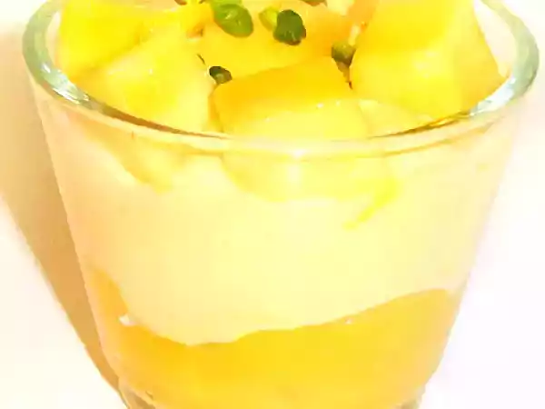 Rezept Tripel mango dessert