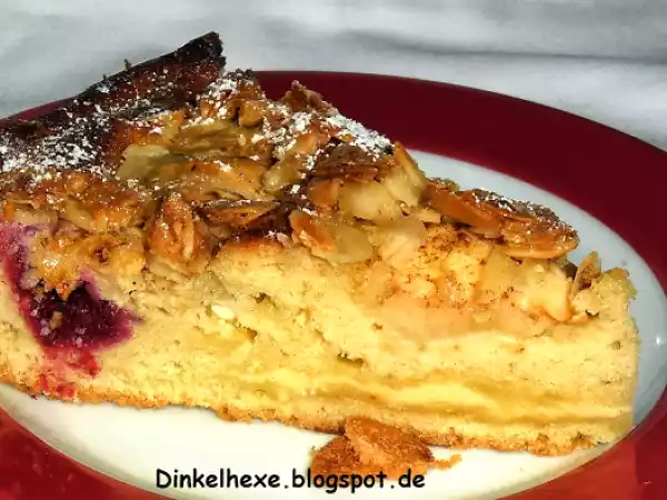 Rezept Apfelkuchen mit mandeln