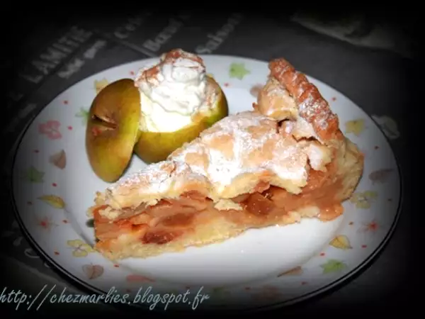 Rezept Gedeckter apfelkuchen mit schwips