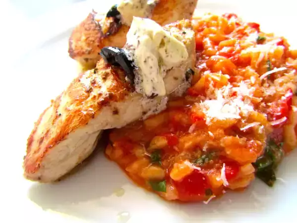 Rezept Reis mit huhn geht immer: jalapeño-risotto mit wildhuhn in olivenbutter