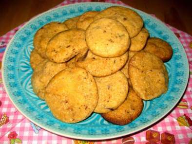 Rezept Vegan double chocolate walnut cookies