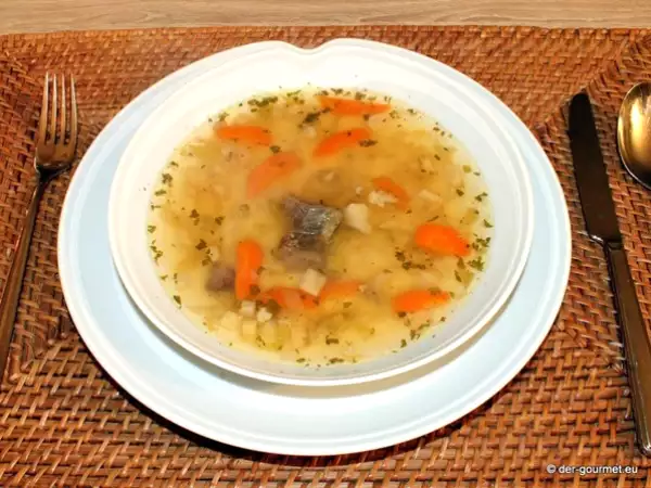 Rezept Rindfleischsuppe mit frischem gemüse